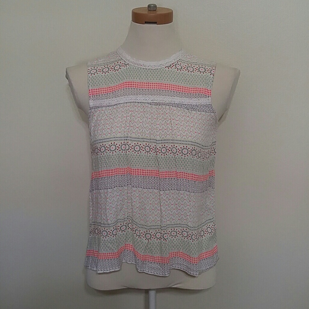 H&M L.O.G.G. swing back sleeveless top 13-14Y